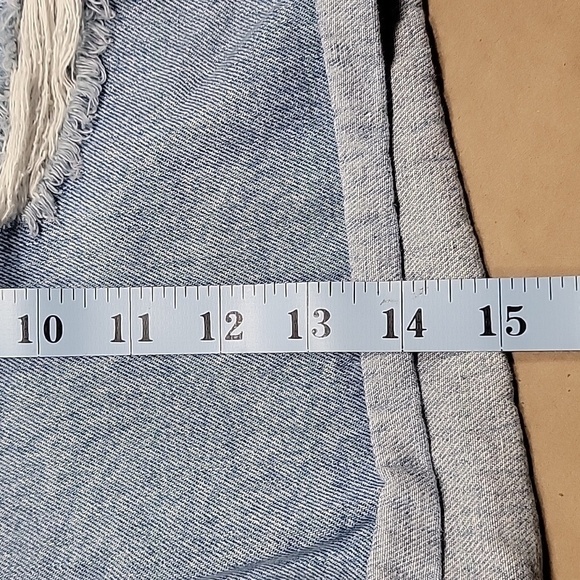 Forever 21, Size S, High Waist, Paperbag Denim Shorts.  Distressed, EUC. - Picture 7 of 10